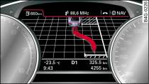 Display: Prompt to select reverse gear